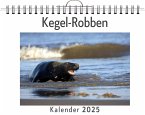 Kegel-Robben - (Wandkalender 2025, Kalender DIN A4 quer, Monatskalender im Querformat mit Kalendarium, das perfekte Geschenk)