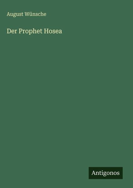 Der Prophet Hosea