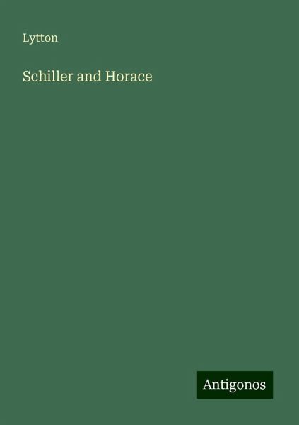 Schiller and Horace