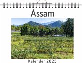 Assam - (Wandkalender 2025, Kalender DIN A4 quer, Monatskalender im Querformat mit Kalendarium, das perfekte Geschenk)