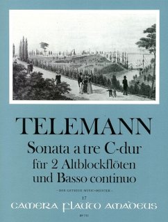 Triosonate C-Dur Nr.55 für 2 Altblockflöten und Bc