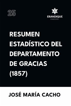 Cover Resumen Estadístico del Departamento de Gracias (1857)