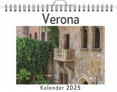 Verona - (Wandkalender 2025, Kalender DIN A4 quer, Monatskalender im Querformat mit Kalendarium, das perfekte Geschenk)