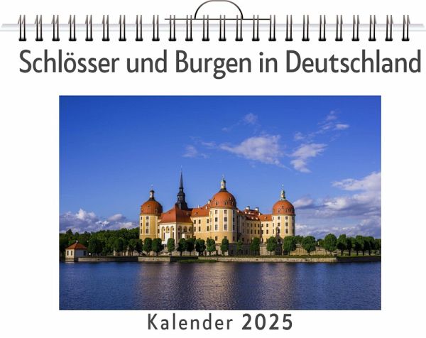 Schlösser und Burgen in Deutschland - (Wandkalender 2025, Kalender DIN A4 quer, Monatskalender im Querformat mit Kalendarium, das perfekte Geschenk) Schlösser und Burgen in Deutschland - (Wandkalender 2025, Kalender DIN A4 quer, Monatskalender im Querformat mit Kalendarium, das perfekte Geschenk)