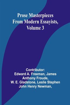 Cover Prose Masterpieces from Modern Essayists, Volume 3