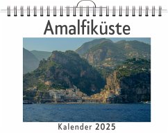 Amalfiküste - (Wandkalender 2025, Kalender DIN A4 quer, Monatskalender im Querformat mit Kalendarium, das perfekte Geschenk) - Schwarz, Ben