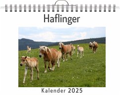 Haflinger - (Wandkalender 2025, Kalender DIN A4 quer, Monatskalender im Querformat mit Kalendarium, das perfekte Geschenk) - Neumann, Liam