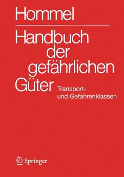 Cover Handbuch der gefährlichen Güter. Transport- und Gefahrenklassen Neu