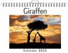 Giraffen - (Wandkalender 2025, Kalender... - Bild 1