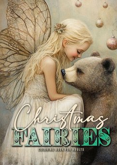 Cover Christmas Fairies Coloring Book for Adults