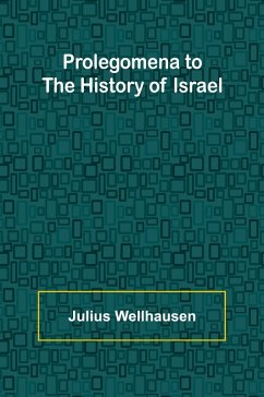 Cover Prolegomena to the History of Israel