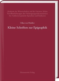 Kleine Schriften zur Epigraphik - von Hinüber, Oskar