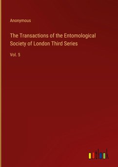 Cover The Transactions of the Entomological Society of London Third Series