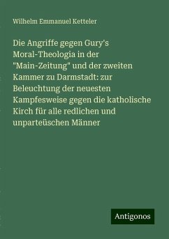 Die Angriffe gegen Gury's Moral-Theologia in der 