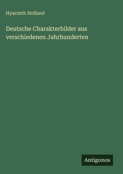 Cover Deutsche Charakterbilder aus verschiedenen Jahrhunderten