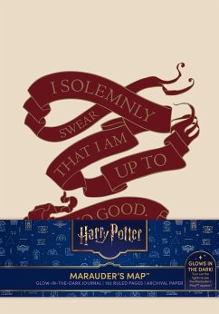 Harry Potter: Marauder's Map Glow in the Dark Journal - Insight Editions
