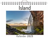 Island - (Wandkalender 2025, Kalender DIN A4 quer, Monatskalender im Querformat mit Kalendarium, das perfekte Geschenk) Island - (Wandkalender 2025, Kalender DIN A4 quer, Monatskalender im Querformat mit Kalendarium, das perfekte Geschenk)