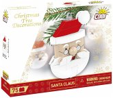 COBI 20011 - Weihnachtsmann, Christbaumschmuck, Bausatz 75 Klemmbausteine