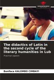 The didactics of Latin in the second cycle of the literary humanities in Lub
