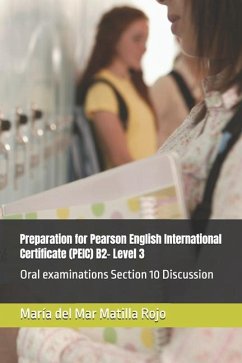 Preparation for Pearson English International Certificate (PEIC) B2- Level 3 - Rojo, María del Mar Matilla