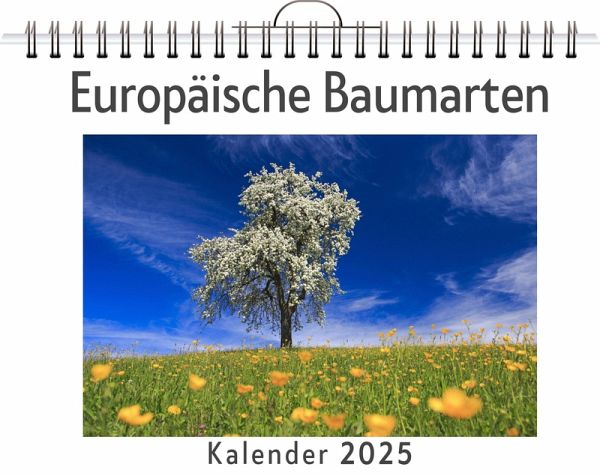 Europäische Baumarten - (Wandkalender 2025, Kalender DIN A4 quer, Monatskalender im Querformat mit Kalendarium, das perfekte Geschenk) Europäische Baumarten - (Wandkalender 2025, Kalender DIN A4 quer, Monatskalender im Querformat mit Kalendarium, das perfekte Geschenk)