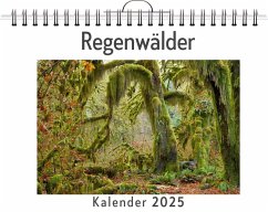 Regenwälder - (Wandkalender 2025, Kalender DIN A4 quer, Monatskalender im Querformat mit Kalendarium, das perfekte Geschenk) - Schmidt, Samuel