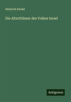 Cover Die Alterthümer des Volkes Israel