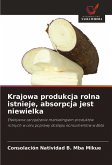 Krajowa produkcja rolna istnieje, absorpcja jest niewielka Krajowa produkcja rolna istnieje, absorpcja jest niewielka