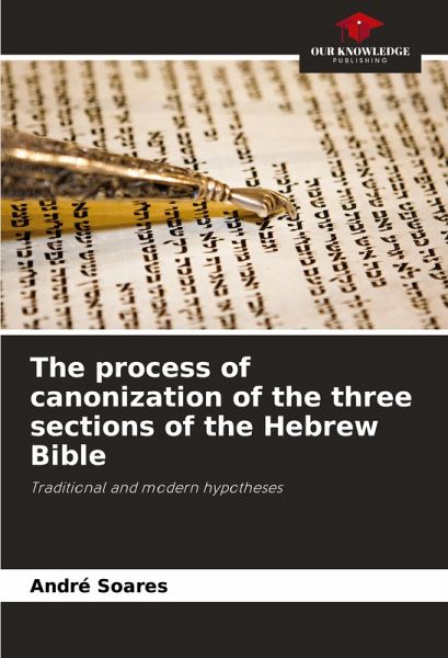 The process of canonization of the three sections of the Hebrew Bible
