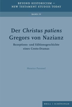 Cover Der Christus patiens Gregors von Nazianz