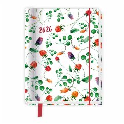 Cover Trötsch Taschenkalender A6 Wire-O Motiv Früchte 2026 mit Postkarten