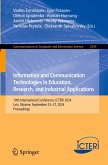 Information and Communication Technologies in Education, Research, and Industrial Applications Information and Communication Technologies in Education, Research, and Industrial Applications