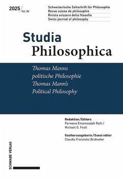Cover Thomas Manns politische Philosophie / Thomas Mann's Political Philosophy