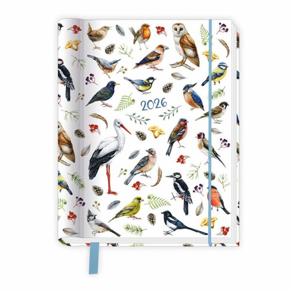 Trötsch Taschenkalender A6 Wire-O Motiv Tiere 2026 mit Postkarten Trötsch Taschenkalender A6 Wire-O Motiv Tiere 2026 mit Postkarten