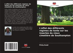 Cover L'effet des différents régimes de tonte sur les insectes du vieux cimetière de Southampton