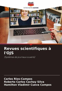Cover Revues scientifiques à l'OJS