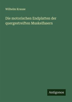 Cover Die motorischen Endplatten der quergestreiften Muskelfasern