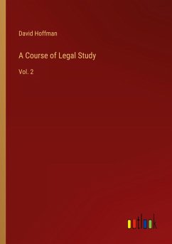A Course of Legal Study A Course of Legal Study