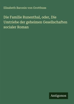 Cover Die Familie Runenthal, oder, Die Umtriebe der geheimen Gesellschaften socialer Roman