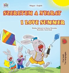 Cover I Love Summer (Hungarian English Bilingual Children's Book)