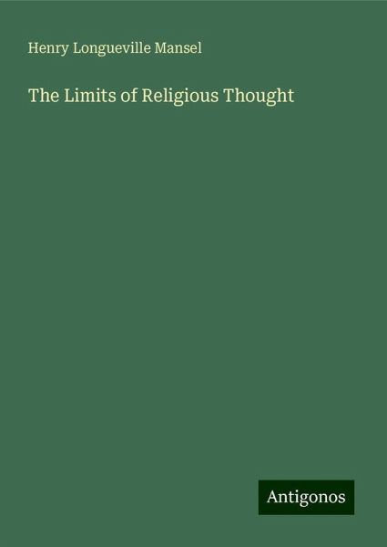 The Limits of Religious Thought