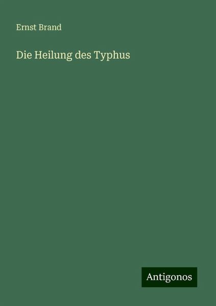 Die Heilung des Typhus