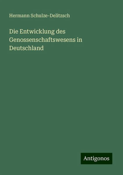 Die Entwicklung des Genossenschaftswesens in Deutschland