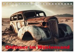 Oldtimer im Wüstensand (Tischkalender 2025 DIN A5 quer), CALVENDO Monatskalender