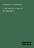 Bulletin des lois et actes du gouvernement