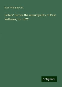 Voters' list for the municipality of East Williams, for 1877 - Ont., East Williams