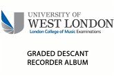 Lcm Recorder Graded Descant Album Lcm Recorder Graded Descant Album