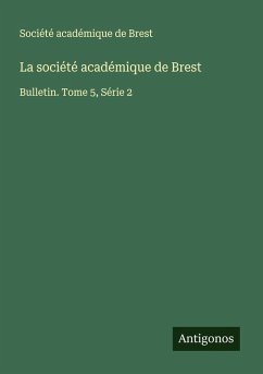 Cover La société académique de Brest