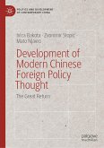 Development of Modern Chinese Foreign Policy Thought (eBook, PDF)
