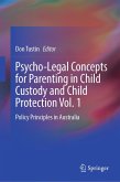 Psycho-Legal Concepts for Parenting in Child Custody and Child Protection Vol. 1 (eBook, PDF)